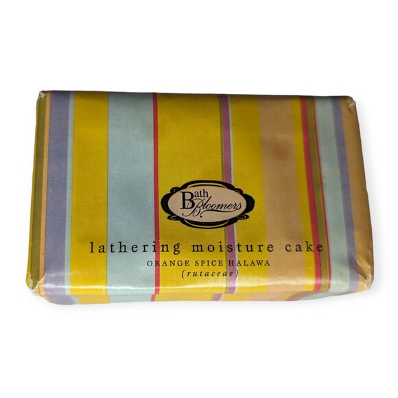 Bath Bloomers Lathering Moisture Cake Orange Spice Halawa New - Picture 1 of 5
